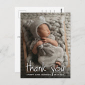 新生児誕生のお知らせ ポストカード (正面/裏面)