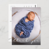 新生児誕生のお知らせ ポストカード (正面/裏面)