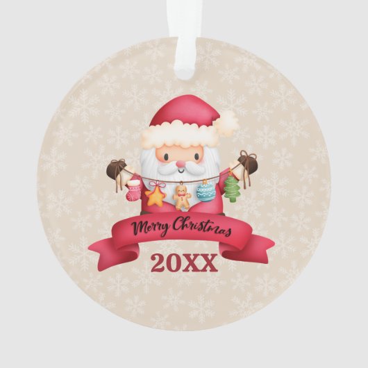 新生児誕生統計クリスマス、誕生発表 オーナメント (裏面)