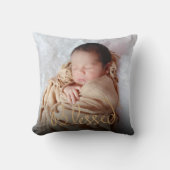 新生児賛美写真  クッション (正面)