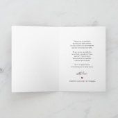 新生児3エレガント写真感謝していコラージュ カード (内部)