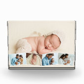 新生児5フォトコラージグジグザグフォトストリップ フォトブロック (正面)