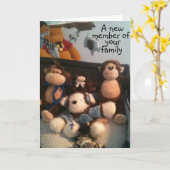 新生児 カード (黄色い花)