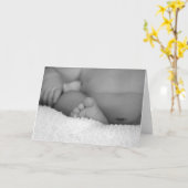 新生児 カード (黄色い花)