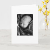 新生児 カード (黄色い花)
