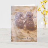 新生児 カード (黄色い花)