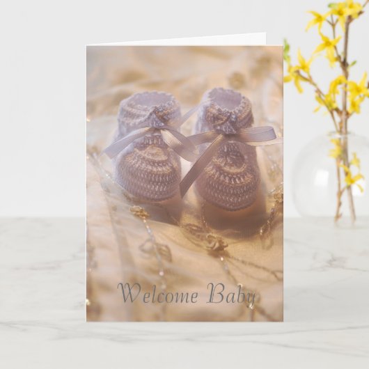 新生児 カード (黄色い花)