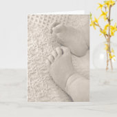 新生児 カード (黄色い花)