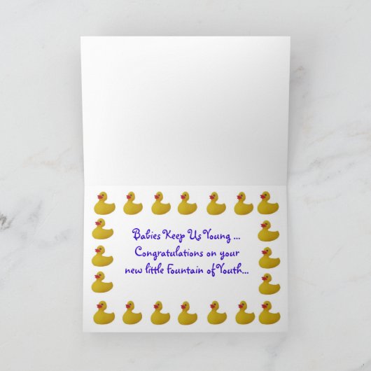 新生児 カード (内部)