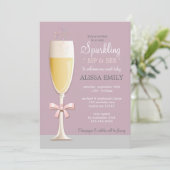 新生児·ガーきらめくル·シップ·アンド·ゼー·招待状 招待状 (スタンド正面)