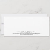 新生児、バー、バルミツワーまたは卒業カード 案内状 (裏面)