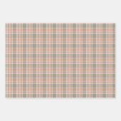 新生児 – ピンク色の葉付き ラッピングペーパーシート (正面3)