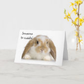 新生児=抱きしめる人 カード (黄色い花)