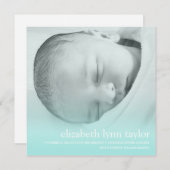 新生児 案内状 (正面/裏面)