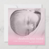 新生児 案内状 (正面)