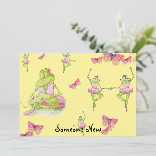 新生児 案内状 (スタンド正面)