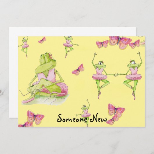 新生児 案内状 (正面/裏面)