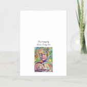 新生児 箔グリーティングカード (裏面)