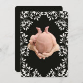 新生児SIP & SEEありがとう誕生のお知らせ 招待状 (正面/裏面)