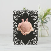 新生児SIP & SEEありがとう誕生のお知らせ 招待状 (スタンド正面)