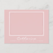 新生女児誕生お知らせカード