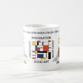 新生物主義アスタイリッシュート・モノグラム文字F コーヒーマグカップ (中央)