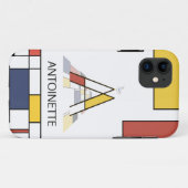 新生独占的性芸術モノグラム。レターA Case-Mate iPhoneケース (裏面(横))