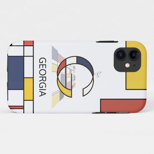 新生独占的性芸術モノグラム。文字G Case-Mate iPhoneケース (裏面(横))