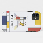 新生独占的性芸術モノグラム。文字P Case-Mate iPhoneケース (裏面(横))