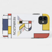 新生独占的性芸術モノグラム。文字R Case-Mate iPhoneケース (裏面(横))