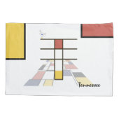 新生魅力的性芸術モノグラム。文字T 枕カバー (裏面)