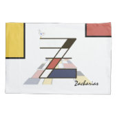 新生魅力的性芸術モノグラム。文字Z 枕カバー (裏面)