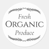 新産オーガニック物 ラウンドシール (正面)