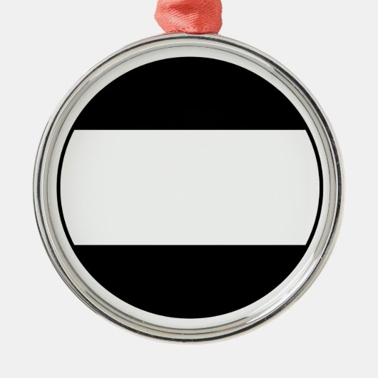 新田一つ引き メタルオーナメント (正面)