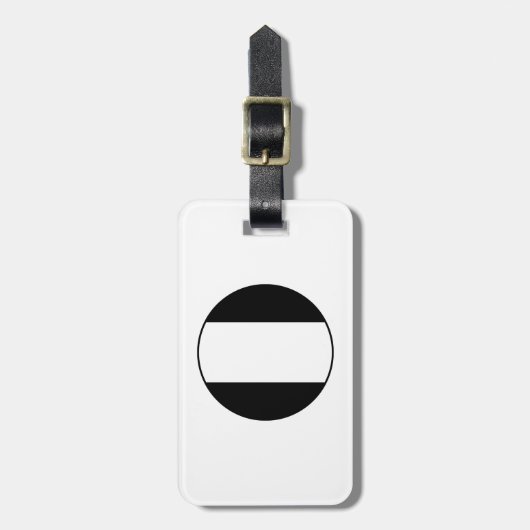 新田一つ引き ラゲッジタグ (正面縦)