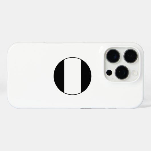 新田一つ引き Case-Mate iPhoneケース (裏面 (横))