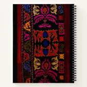 新疆刺繍幾何学模様 ノートブック (裏面)