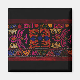 新疆刺繍幾何学模様 マグネット