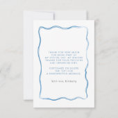 新発売のブライダルシャワー感謝カード サンキューカード (裏面)