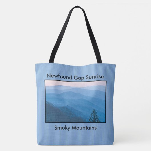 新発見のギャップスモークマウンテン旅行写真 トートバッグ (裏面)