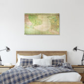 新発見の地図 キャンバスプリント (インサイチュ (寝室))