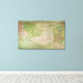 新発見の地図 キャンバスプリント (インサイチュ (ウッドフロア))