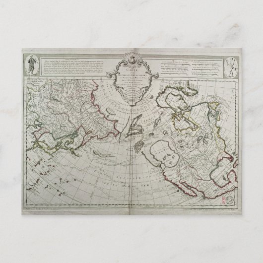 新発見の地図 ポストカード (正面)