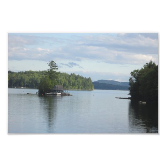 新発見の湖 フォトプリント (正面)