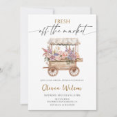 新登場!市場直送ブライダルシャワーパーティー 招待状 (正面)