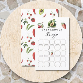 新白農場赤ちゃんシャワービンゴゲームカード