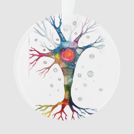 新皮質のピラミッド型ニューロン オーナメント (正面)