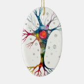 新皮質のピラミッド型ニューロン セラミックオーナメント (右)