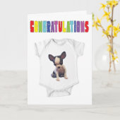 新着おめでとう カード (黄色い花)