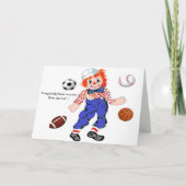 新着おめでとう！ カード (正面)